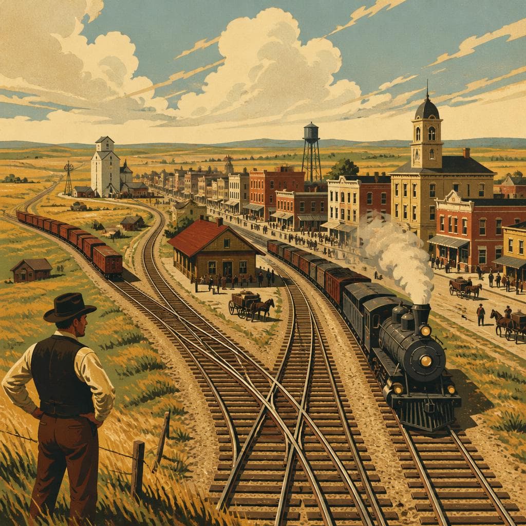 Cover art for Where the Rails Chose the County Seat