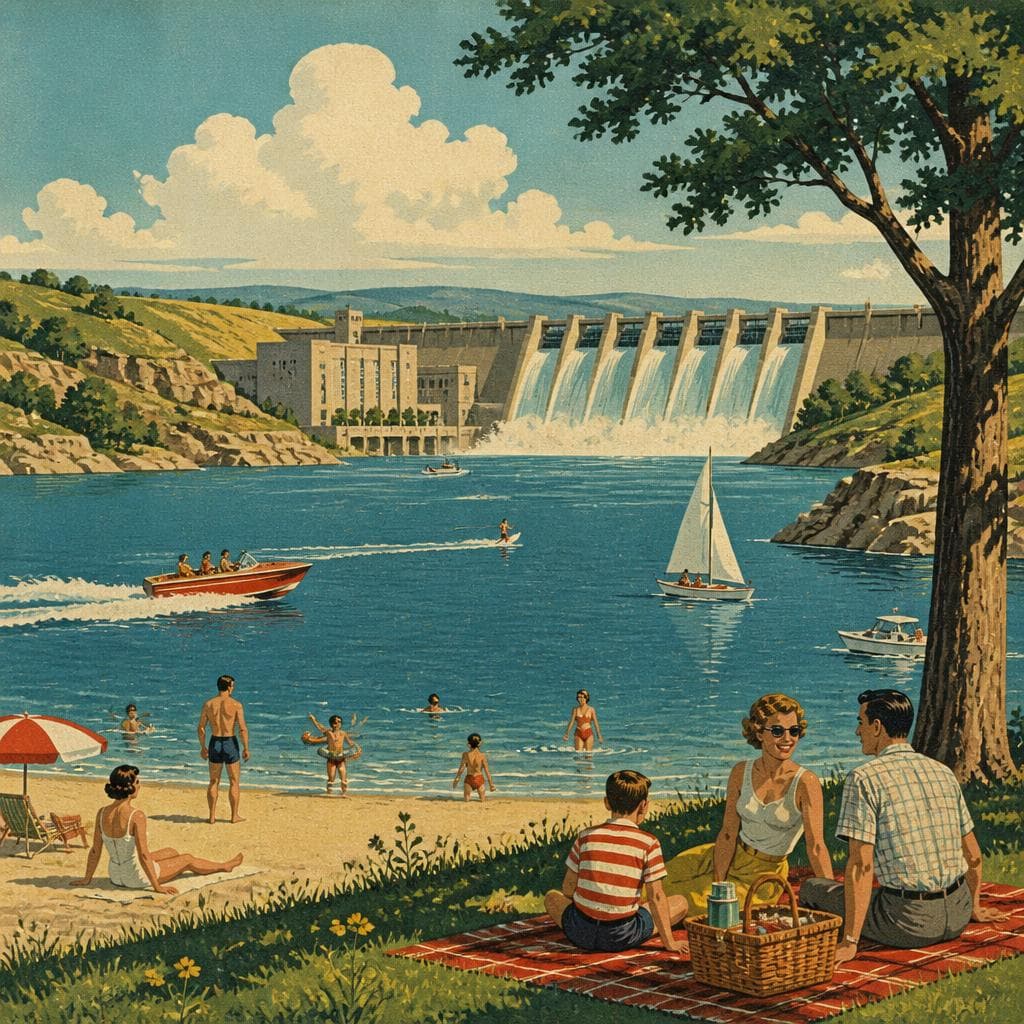 Cover art for The Lake That Work Built