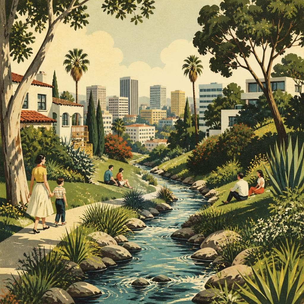 Cover art for The Wild Ribbon Through Bel Air