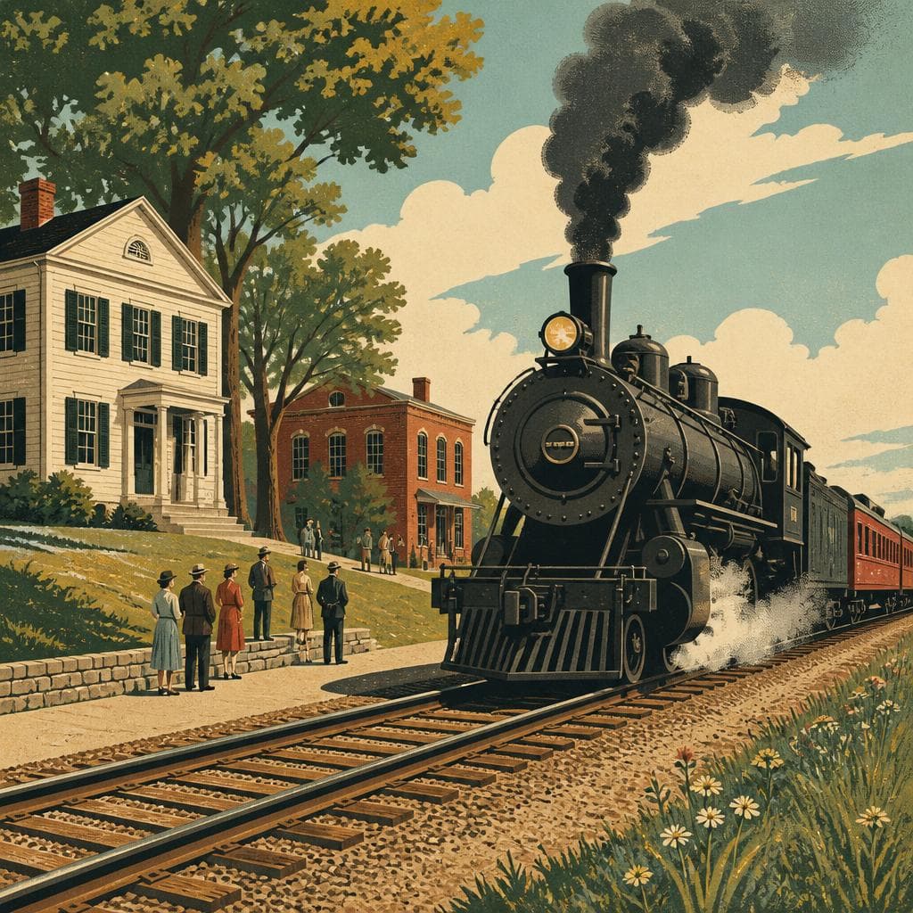 Cover art for When the Railroad Passed Sherbrooke By