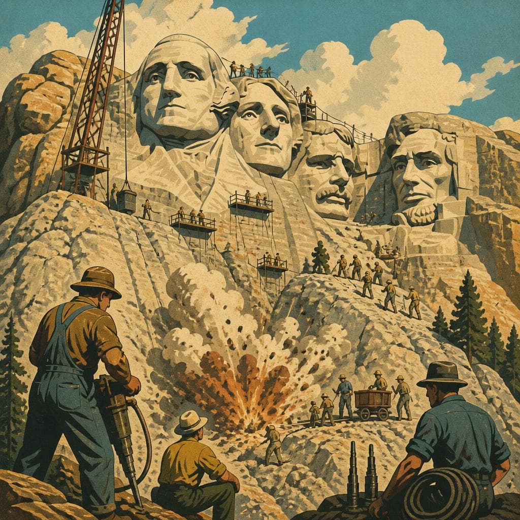 Cover art for How Blasting Built Mount Rushmore