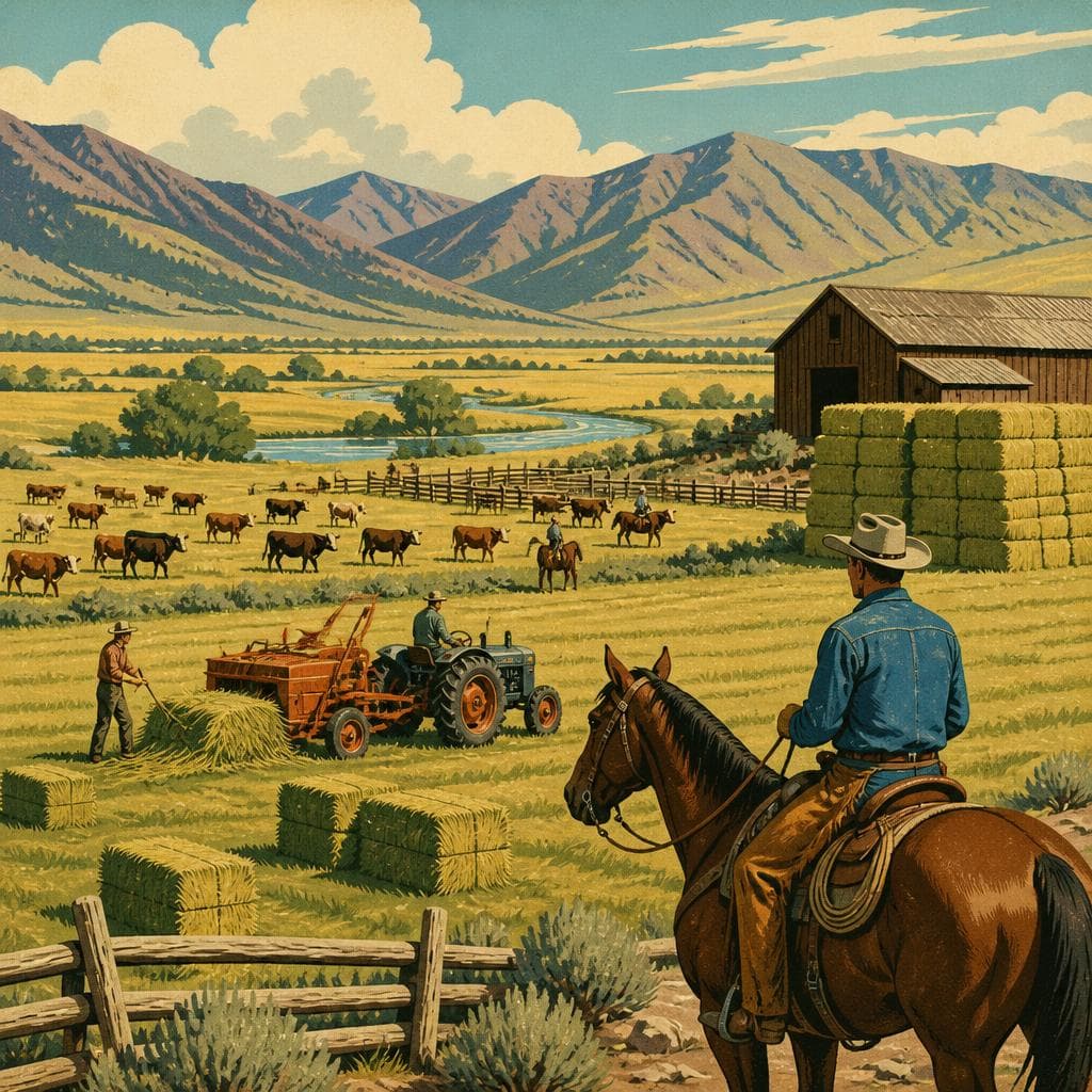 Cover art for Where Hay Made the Herds Possible