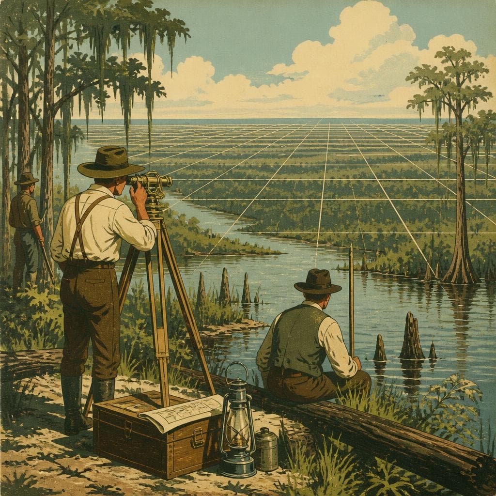 Cover art for Where a Vast Grid Began in the Swamp
