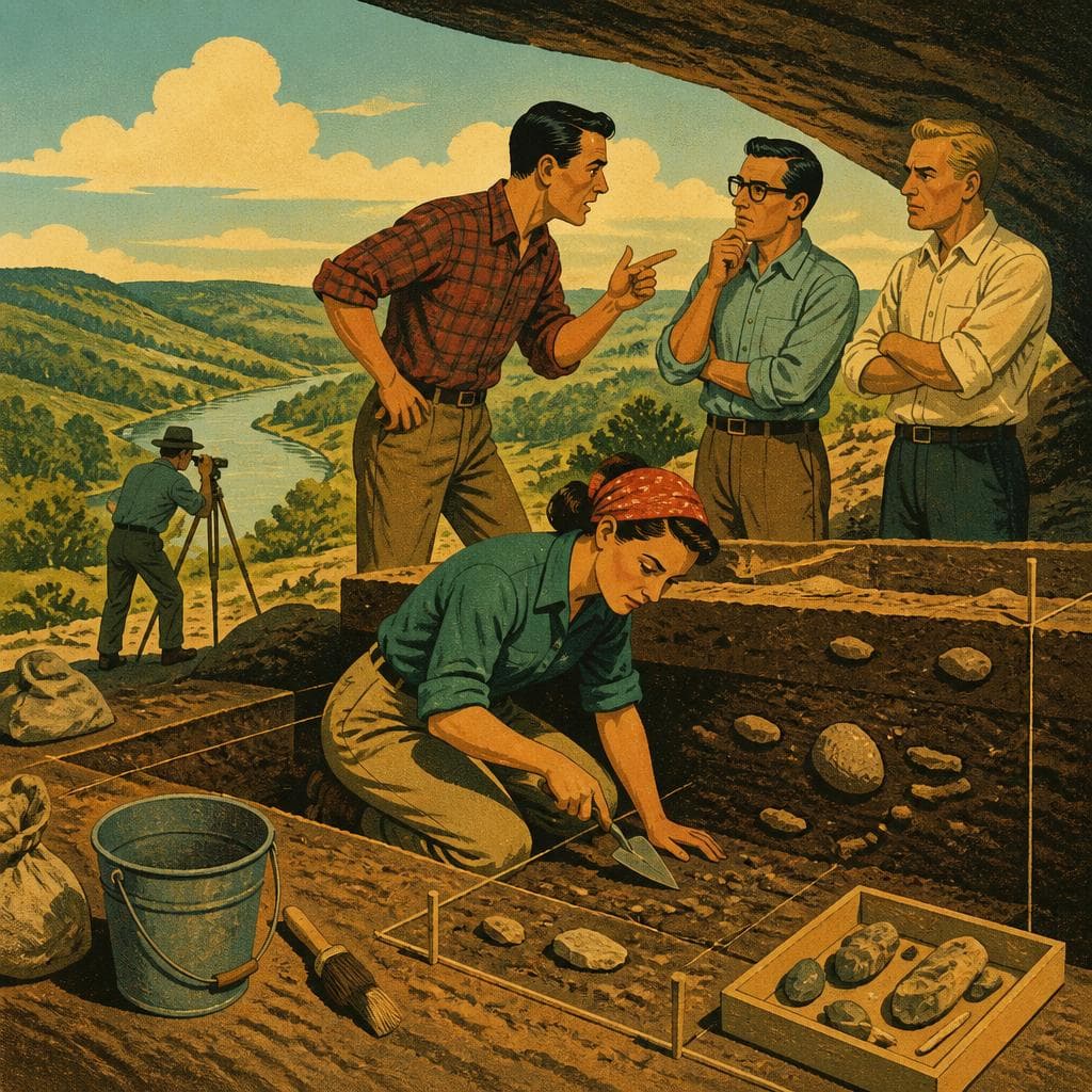Cover art for Under the Overhang, an Argument About First Americans