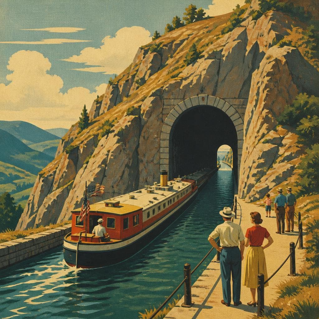 Cover art for Where the Canal Went Through the Hill
