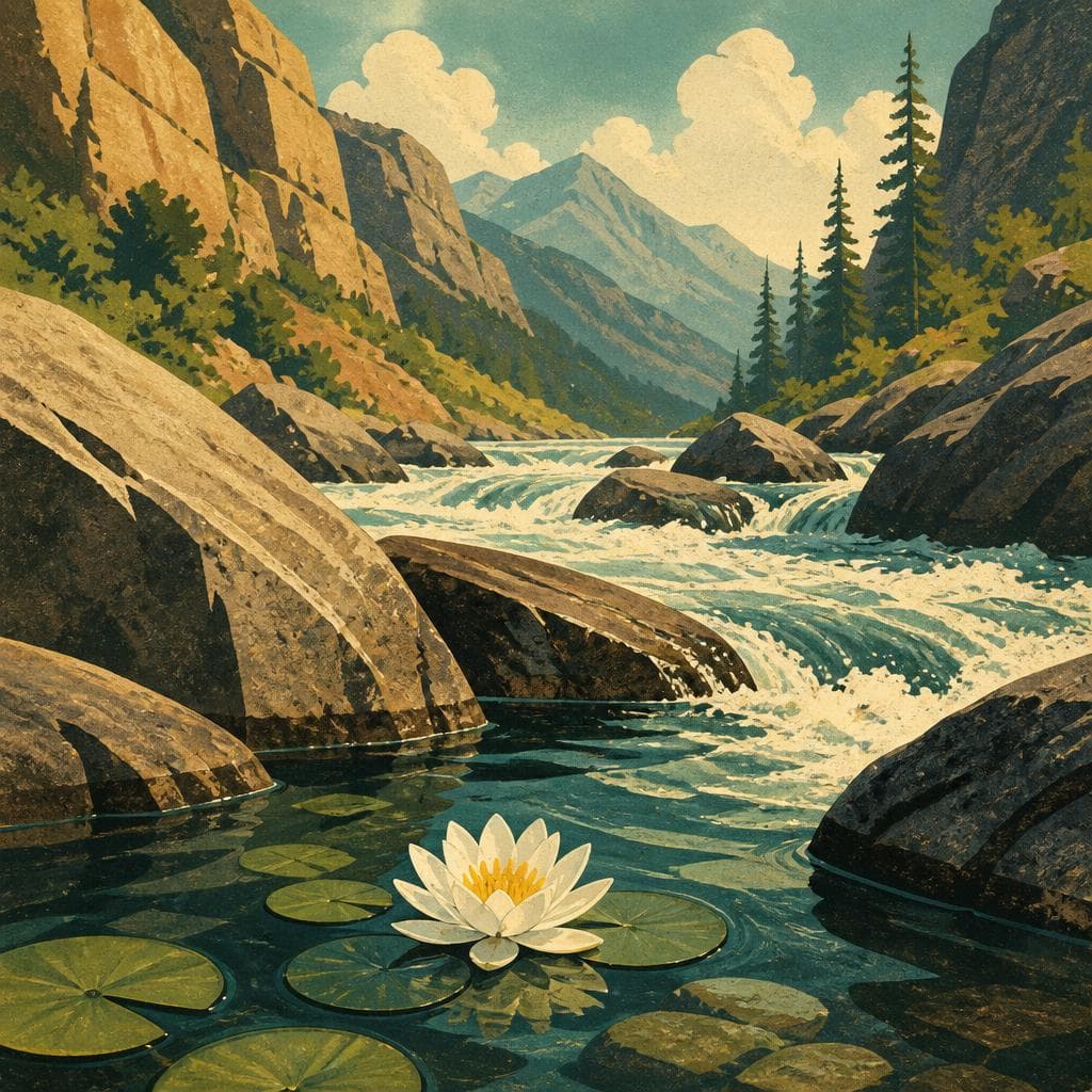 Cover art for Where the River Lets a Lily Live