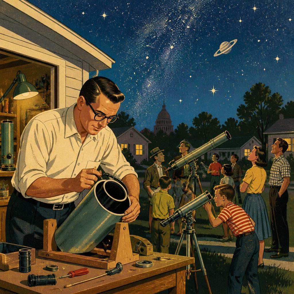 Cover art for The Man Who Made Stargazing Homemade