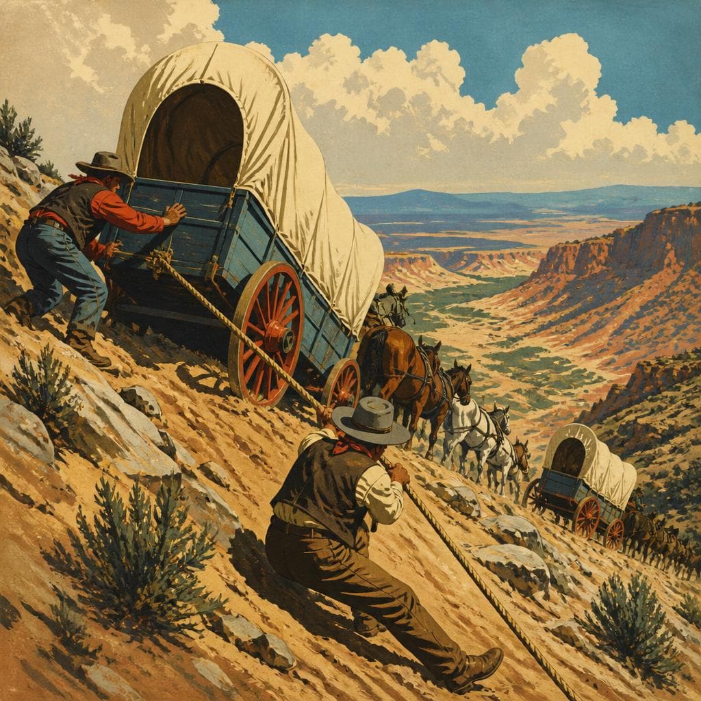 Cover art for Holding the Wagons on Windlass Hill