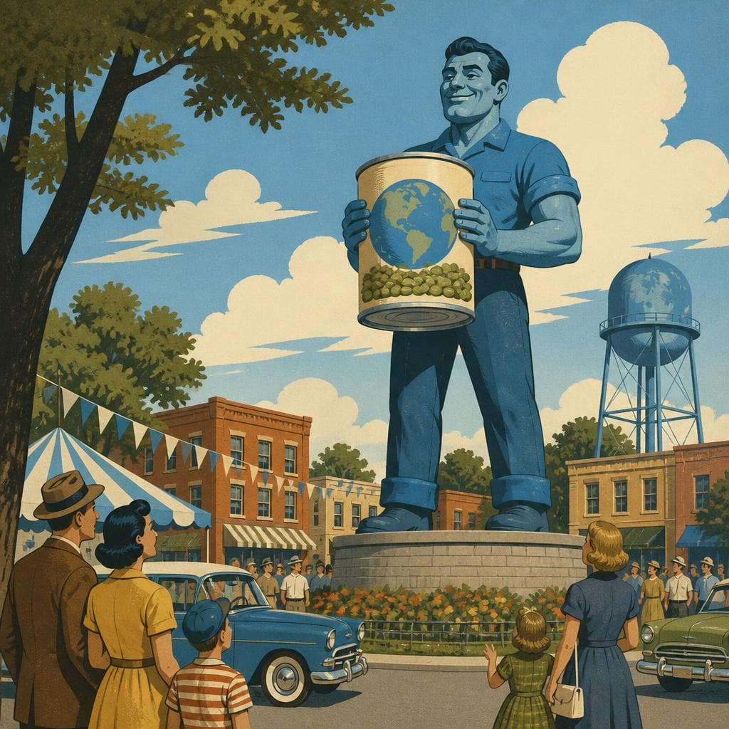 Cover art for How Blue Earth Claimed the Giant