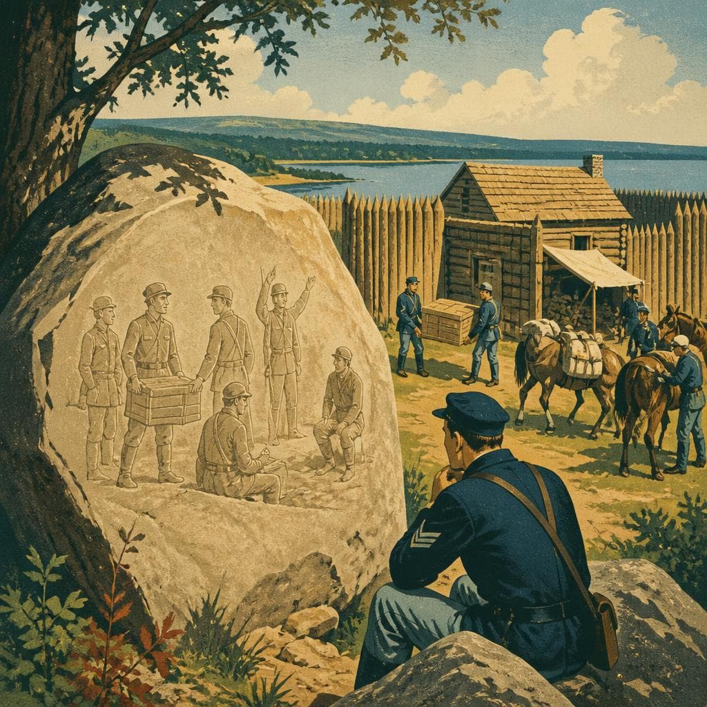 Cover art for What a Stone at Fort Amanda Still Says