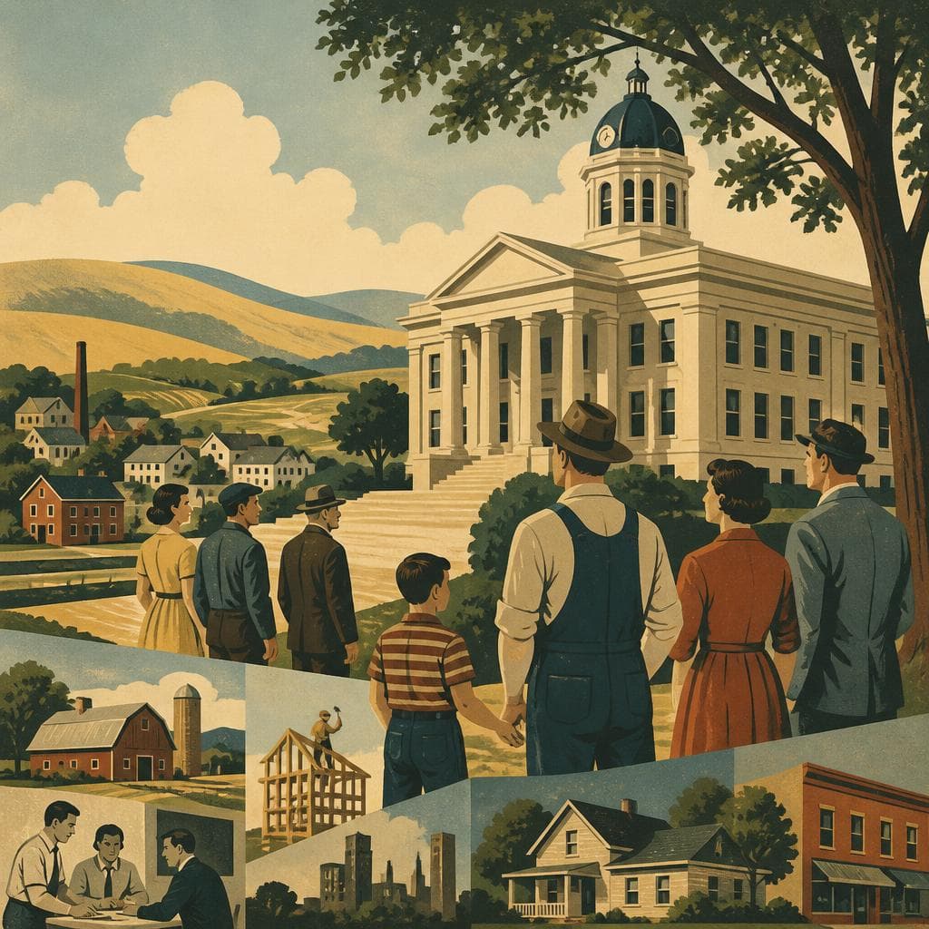Cover art for Where Tazewell County Chose to Stay Put