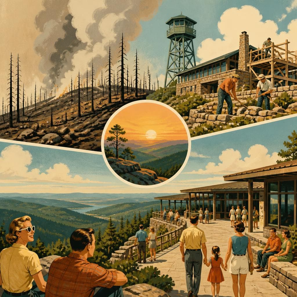 Cover art for After the Fire, the Mountain Stayed Open