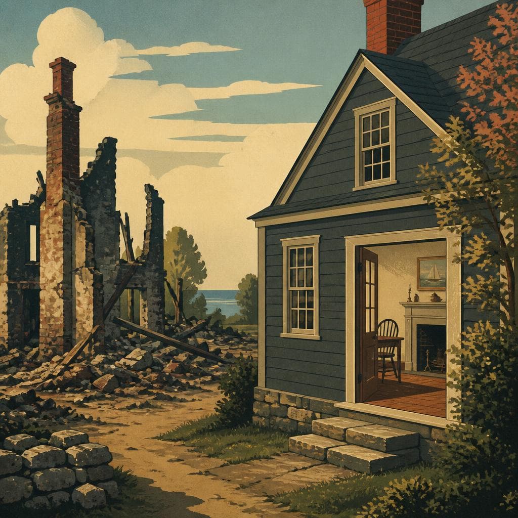 Cover art for After the Fire, a House That Still Stands