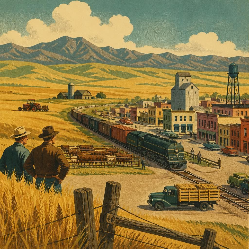 Cover art for Where Prairie Trade Made a Town