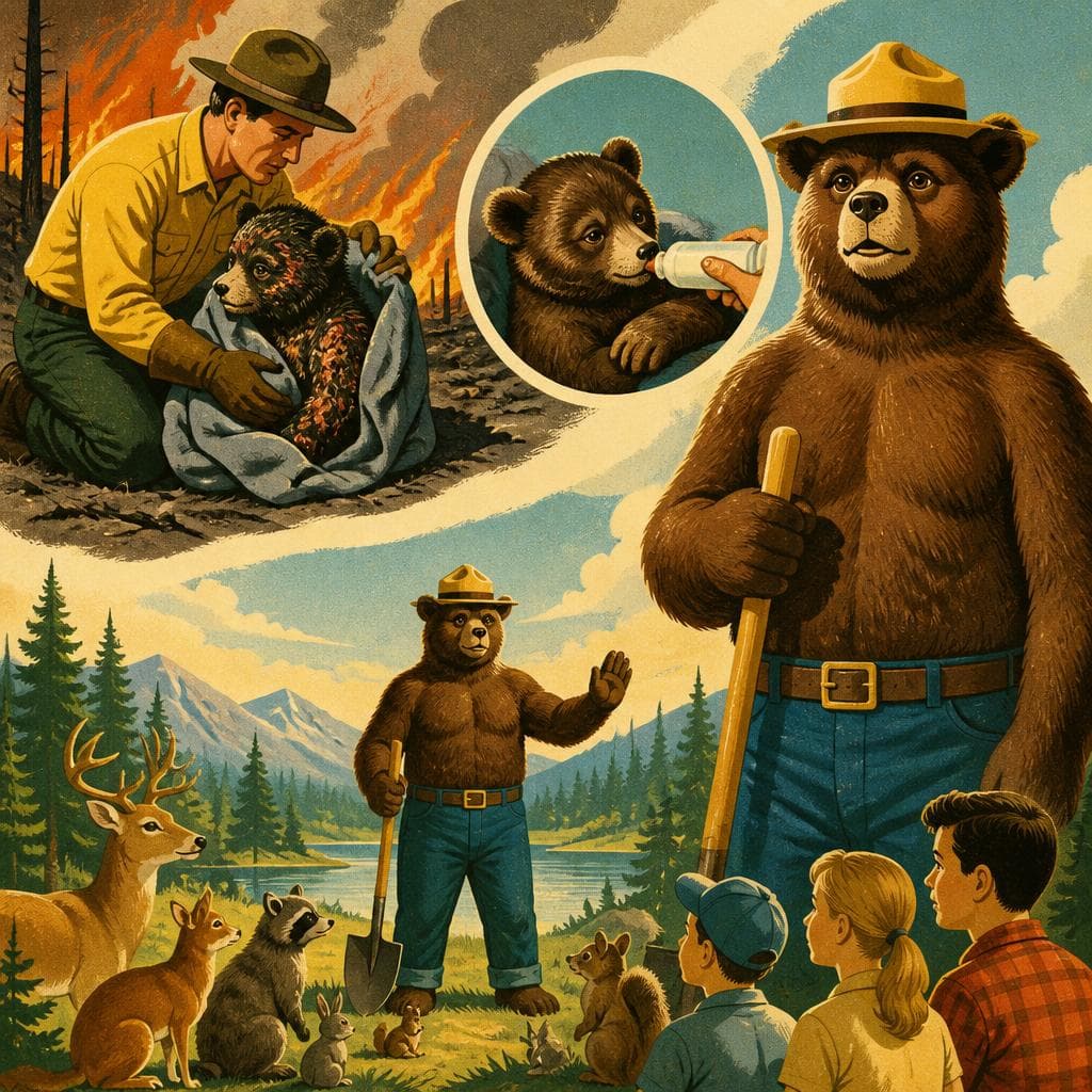 Cover art for From Burned Cub to National Icon