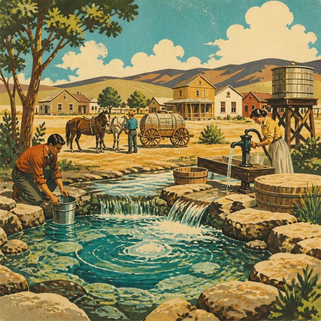 Cover art for The Springs That Named a Town