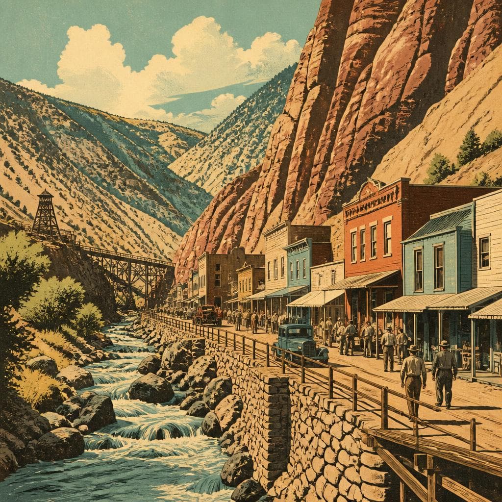 Cover art for A Downtown Squeezed Between Creek and Canyon
