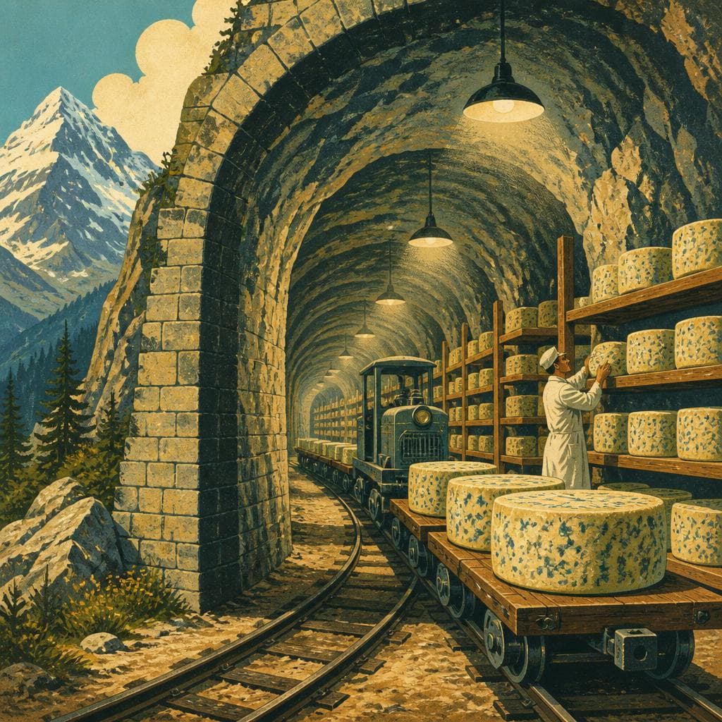 Cover art for The Tunnel That Aged Into Blue Cheese