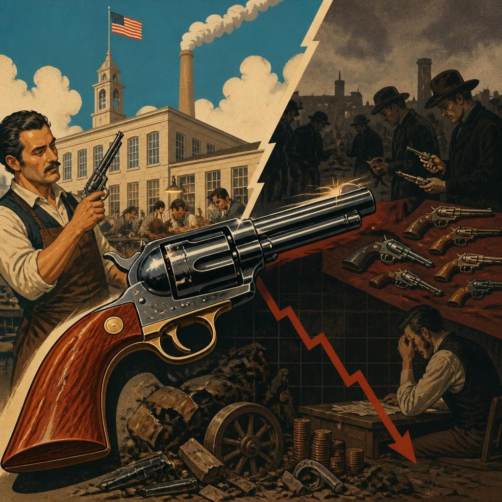 Cover art for A Brilliant Revolver, an Unforgiving Market