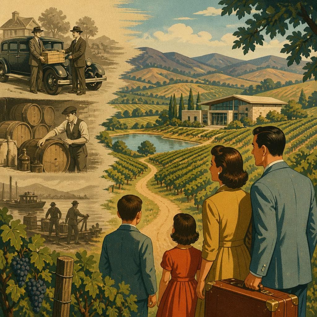 Cover art for A Family Label Returns to Napa