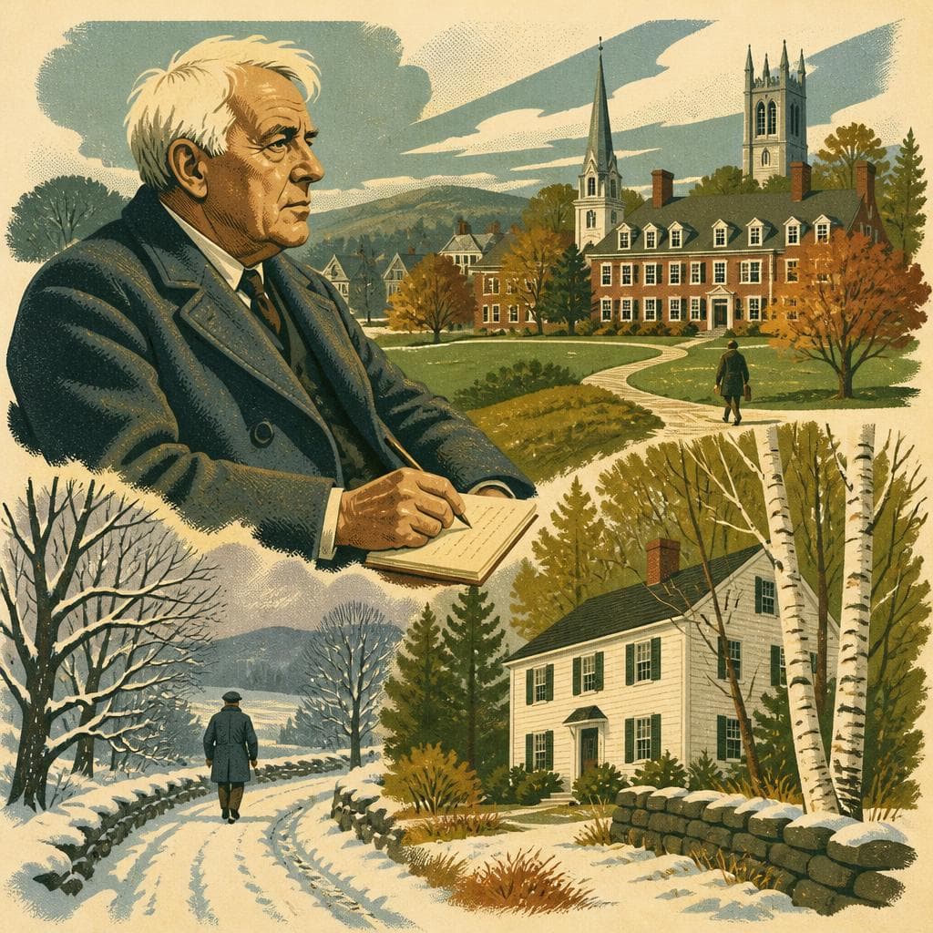 Cover art for How Amherst Claimed Robert Frost