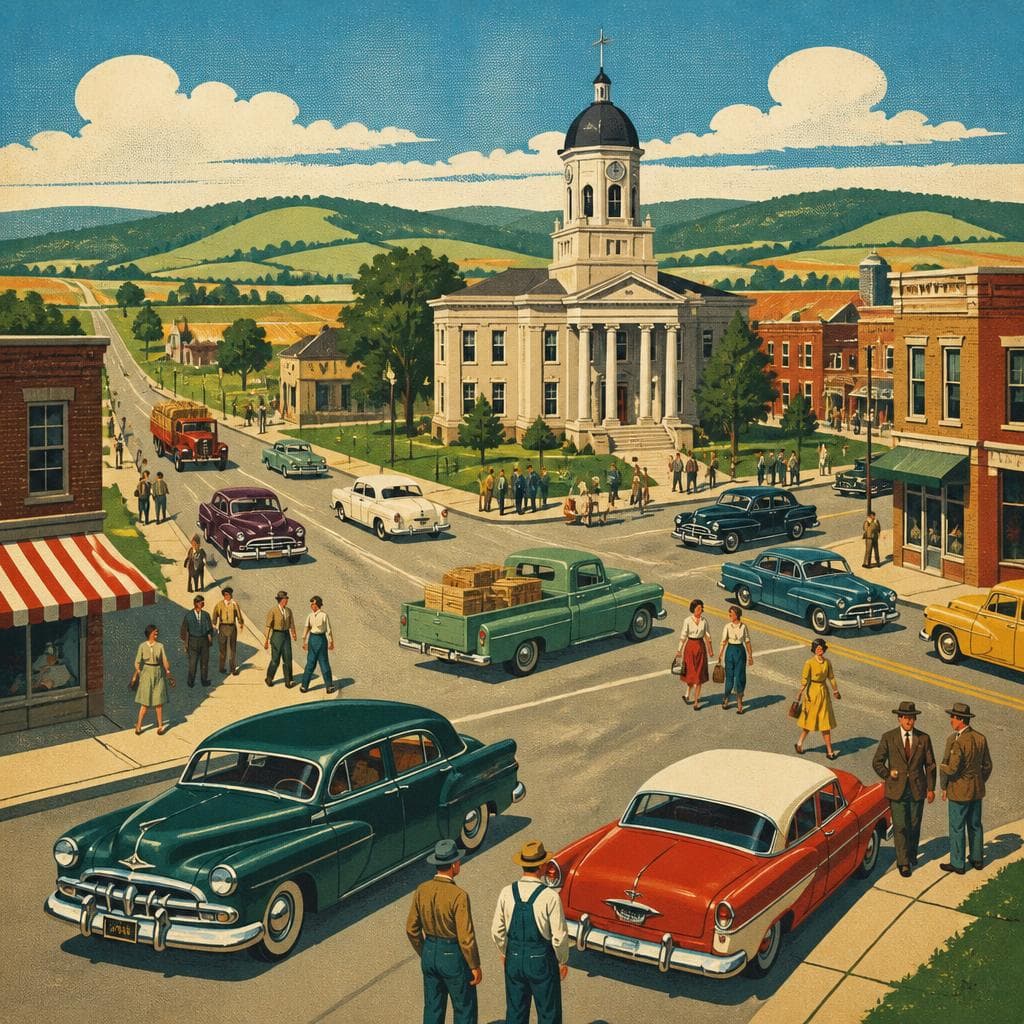 Cover art for Where Van Buren County Comes to Town