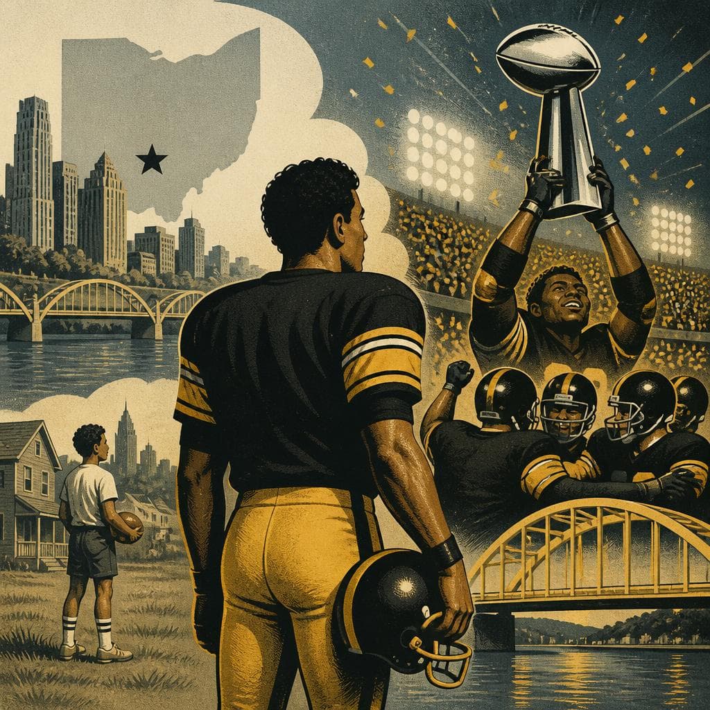 Cover art for From Columbus to Steelers Gold