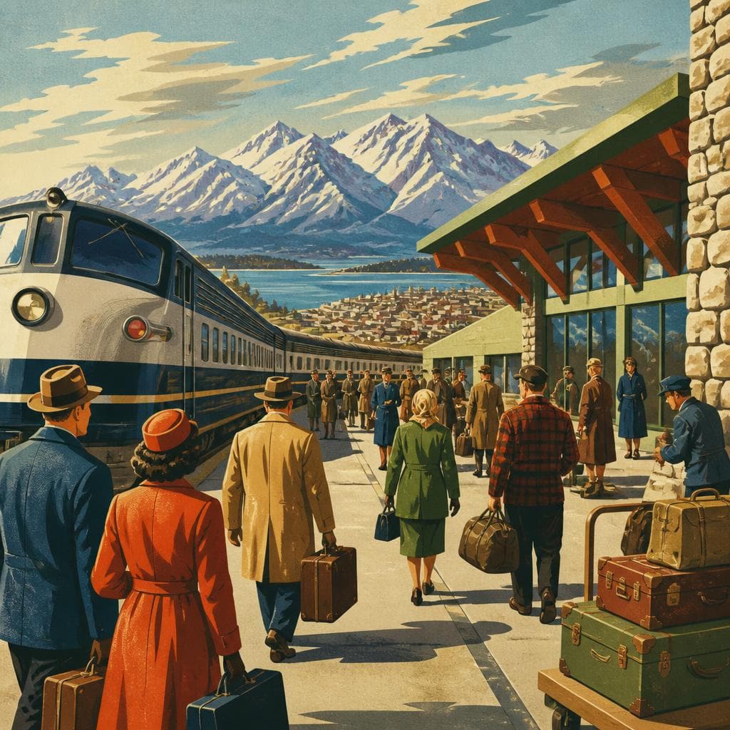 Cover art for Anchorage Arrives by Rail