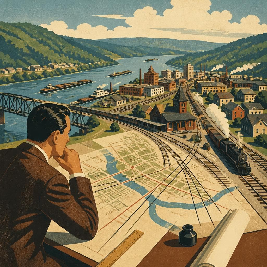 Cover art for A City Drawn From the Railroad’s Map