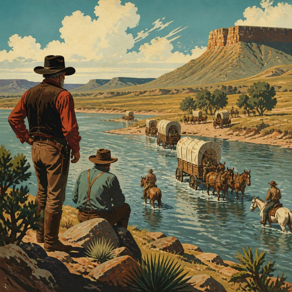 Cover art for Where the Santa Fe Trail Chose Its Nerve