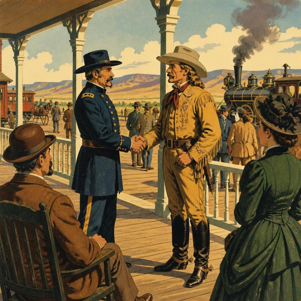 Cover art for The Porch Where Sheridan Met Buffalo Bill