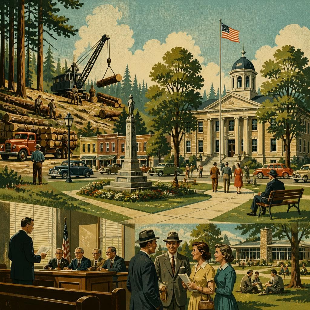 Cover art for Where the County Came to Conduct Its Life