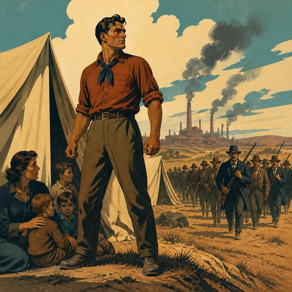 Cover art for Louis Tikas at the Edge of Ludlow